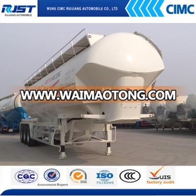 60CBM wheat flour 3 axle truck trailer/Bulk powder and particle tank trailer bulk cement semi-trailer