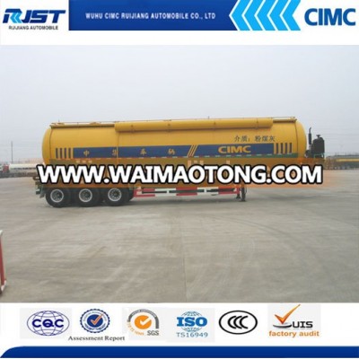 CIMC 60m3 3 axle bulk cement tank semi trailer