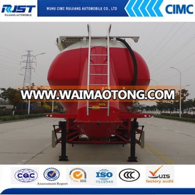 3 Axle Aluminum Alloy Vertical Powder Tank Semi Trailer/powder tank trailer/bulk cement tank trailer