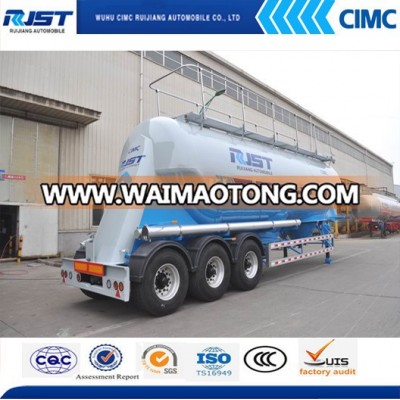 CIMC Aluminum Alloy Vertical Powder Tank Semi Trailer/powder tank trailer/bulk cement tank trailer