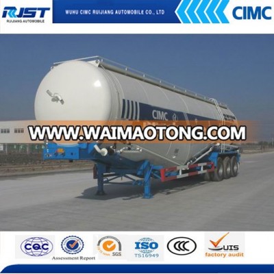 Tri- axle V-type silo cement trailer, bulk cement tanker trailer,bulk powder tanker trailers