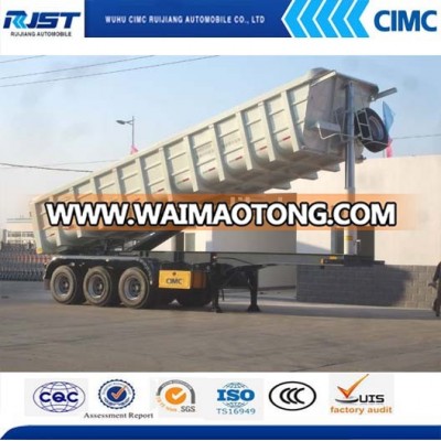 U-Shape Heavy duty dump tipper semi truck trailer on sales