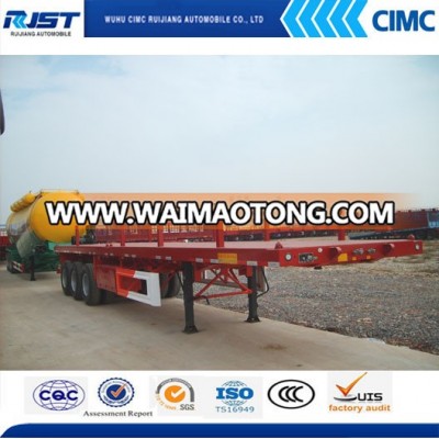 CIMC 40ft 3 Axle FlatBed Semi Trailer For Sale