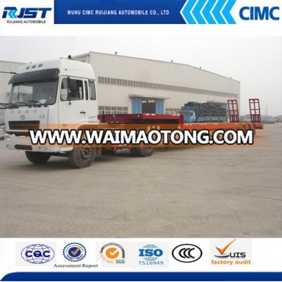 China Trailer Manufacturer Good Quality 3 Axle Low Bed Trailer