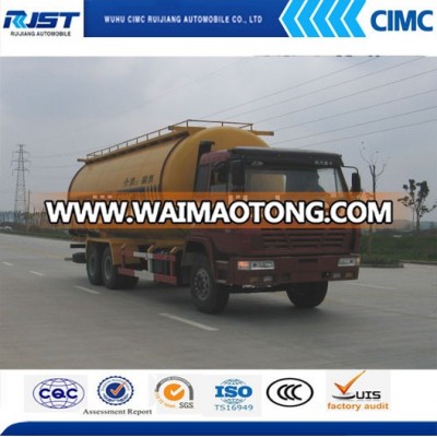 Shacman 6x4 bulk cement tank truck for sale/powder tank truck cement transport tank truck