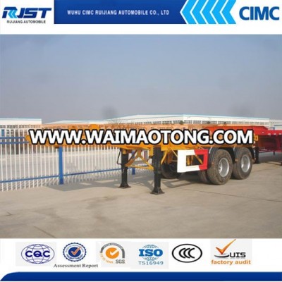 Hot sale 40ft /20ft skeletal container semi trailer