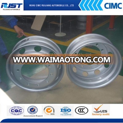 wheel rim tyre rim for truck trailer 8.5-24 / 8.5-20 /8.25-22.5