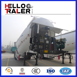 Tri-Axle Trailer Transport Bulk Cement Truck